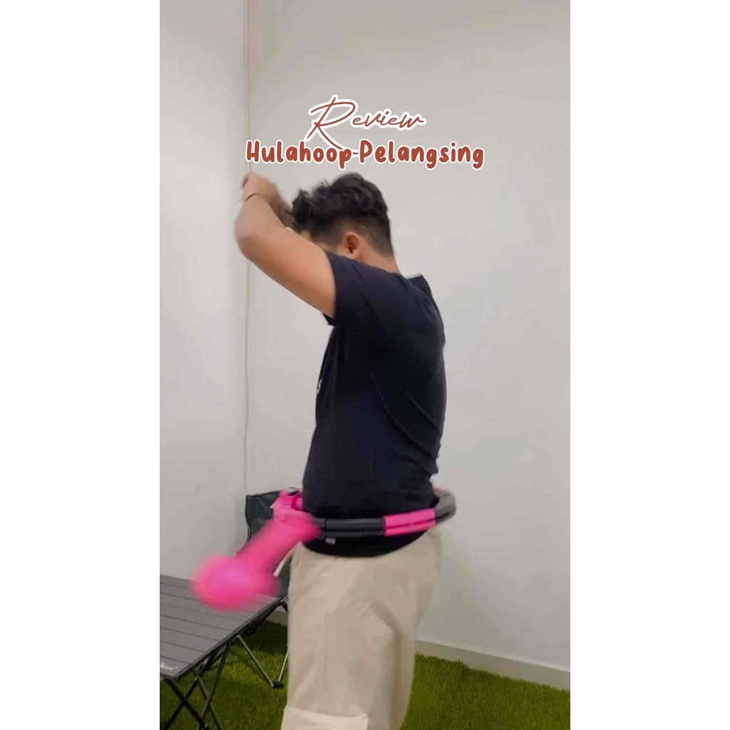 SMART HULA HOOP / HULA HOOP PELANGSING PERUT/ Mainan silikon seorang pria dan wanita