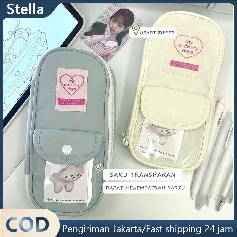 

Tempat Pensil Berkapasitas Besar Tas Stationery Storage Bag Pena Penyimpanan Large Tempat Alat Tulis Siswa
