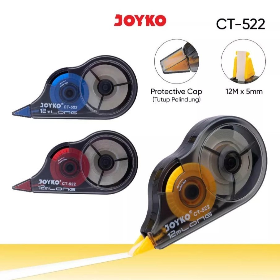 

[JOYKO] Correction Tape - CT-522 - 12m [SATUAN]
