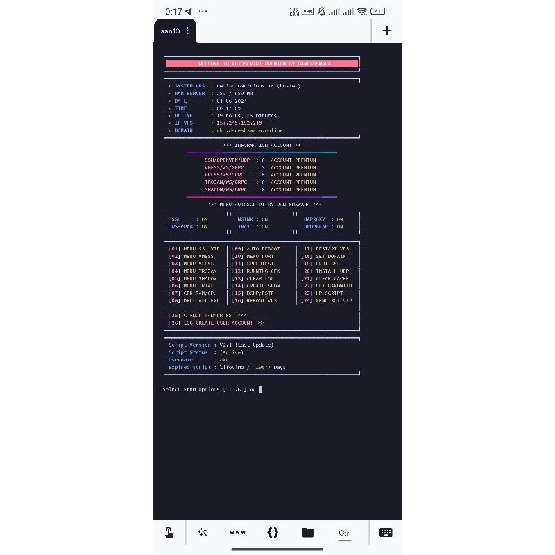 Sc Tunnel VPS Opensource/Hak Milik