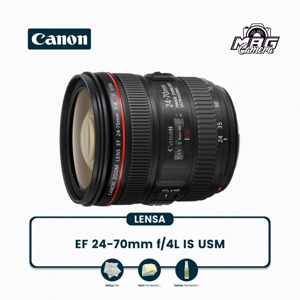 LENSA L SERIES EF 24-70MM USM F4 SUPER ISTIMEWA BERGARANSI ADA BONUS BUKAN LENSA NIKON DRONE DJI