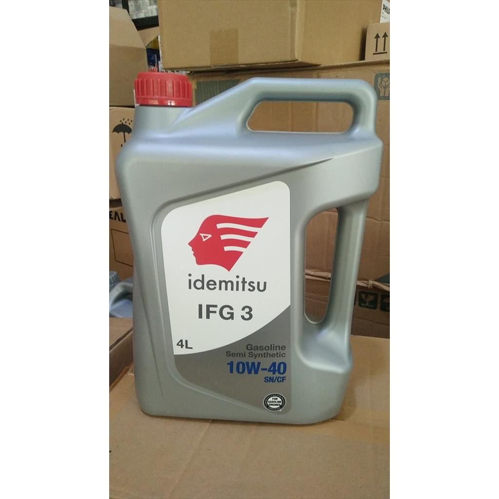 Oli Mesin Mobil 4 Liter Japan 10W-40 SN/CF Idemitsu Gold