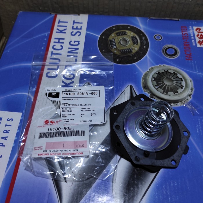 Karet Membran Bensin atau Diaphram Set Katana Jimny Forsa Original BARU