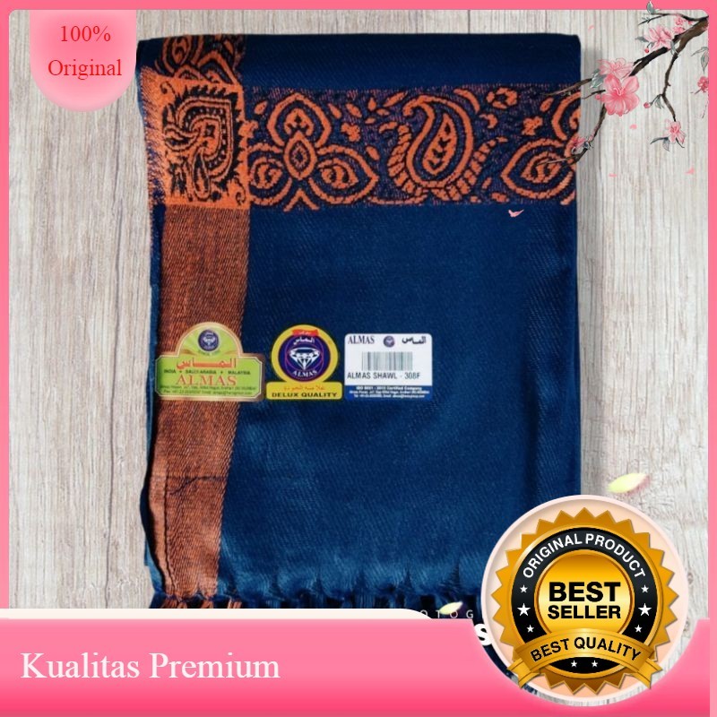 Sorban Kashmiri Arifat Hijau Premium Import India Original Serban Haji Surban Panjang Made In India