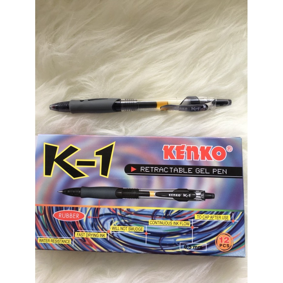 [[PROMO]] Bolpen KENKO K-1 (Lusin) - Hitam