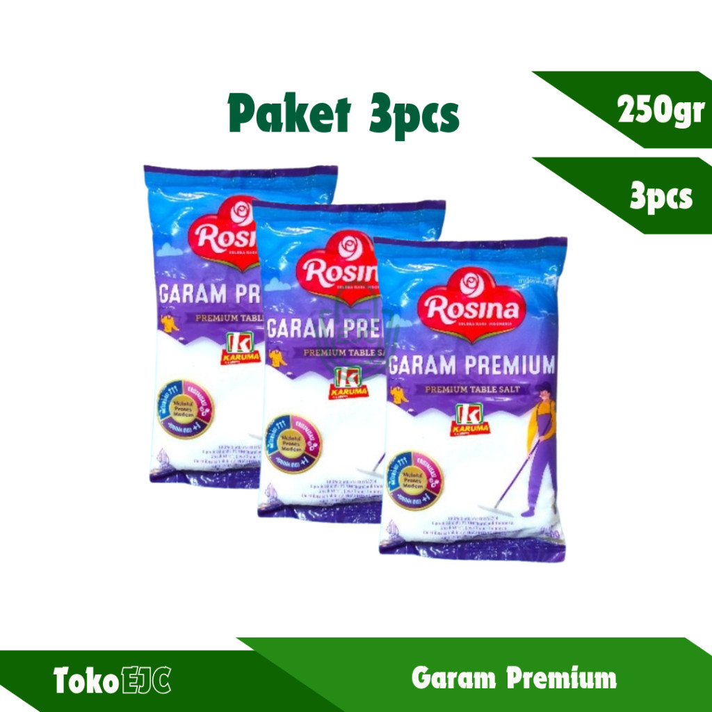 

[EJC] Rosina Garam Premium Paket 250gr Paket 3pcs