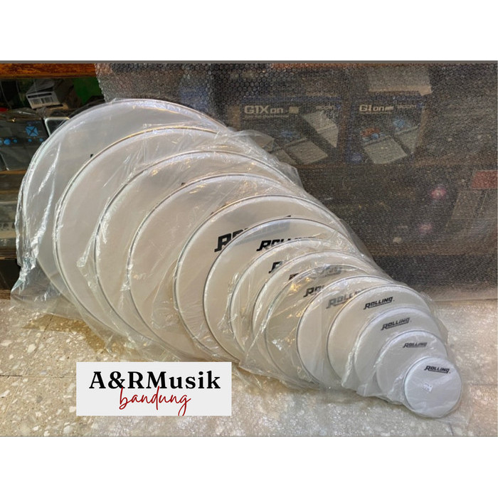 Head, Mika, Kulit SnereSnare Drum Rolling 14" Atas/Top  taiwan