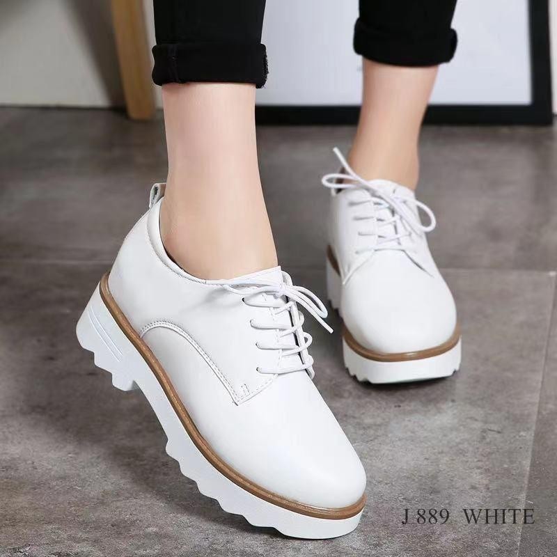 Anela Lyne Sepatu Wanita Import Kulit Terbaru Shoes Oxford 889
