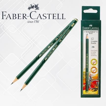 

Promo Harga Grosir [ PAK ] Pensil Faber-Castell ORIGINAL / Pensil Tulis Ujian - 2B Castell 9000 set isi 12 Pensil Faber Castell 2B Kualitas Terbaik (1 pack isi 12pcs)