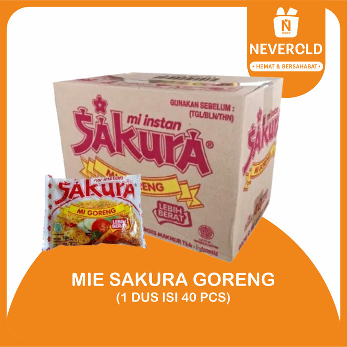 

SAKURA MIE INSTANT 1 DUS ISI 40 PCS @60gr