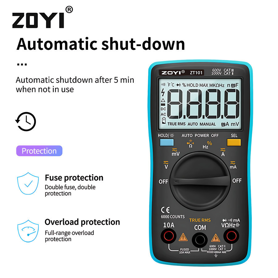 Zoyi ZT101 Digital Multimeter