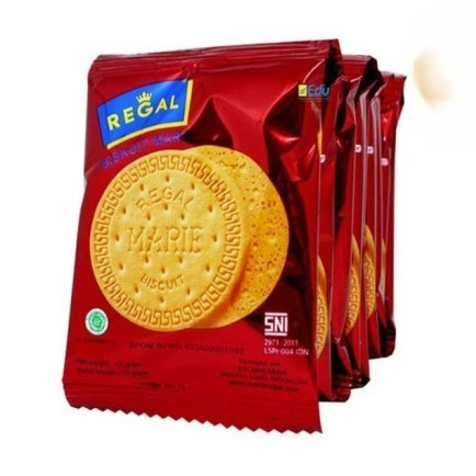 

Classica2106 Biskuit Marie Regal Renceng 10 Pcs Cemilan Anak Bpom Sni Halal Sarapan Susu Bergizi