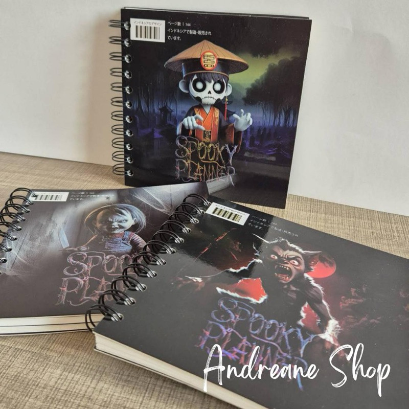 

Spooky Planner/ Personal Journal / Diary 15x15cm