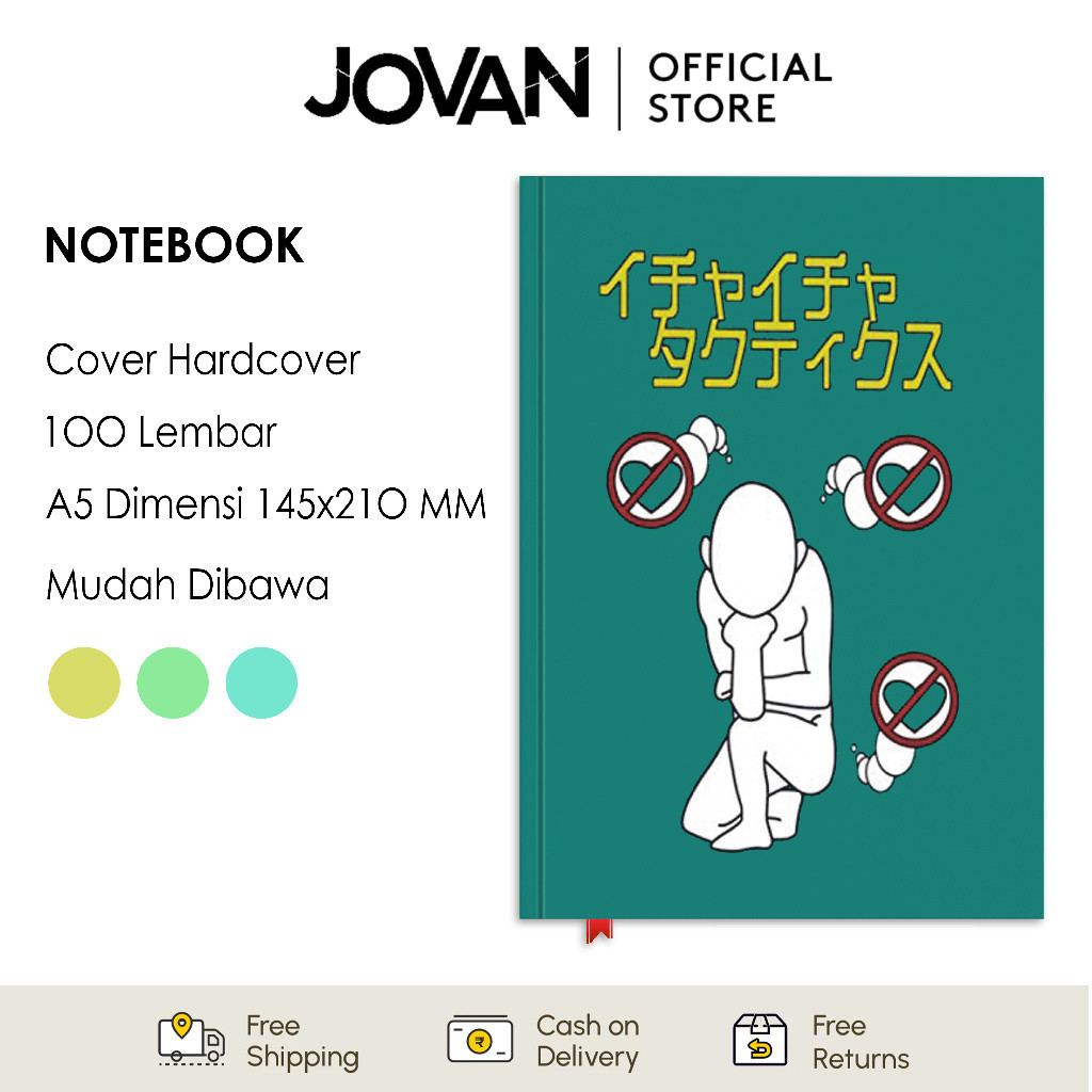 Notebook Hardcover Custom Icha Icha Paradise 1 Naruto Buku Tulis Catatan Note Agenda Planner Jurnal 