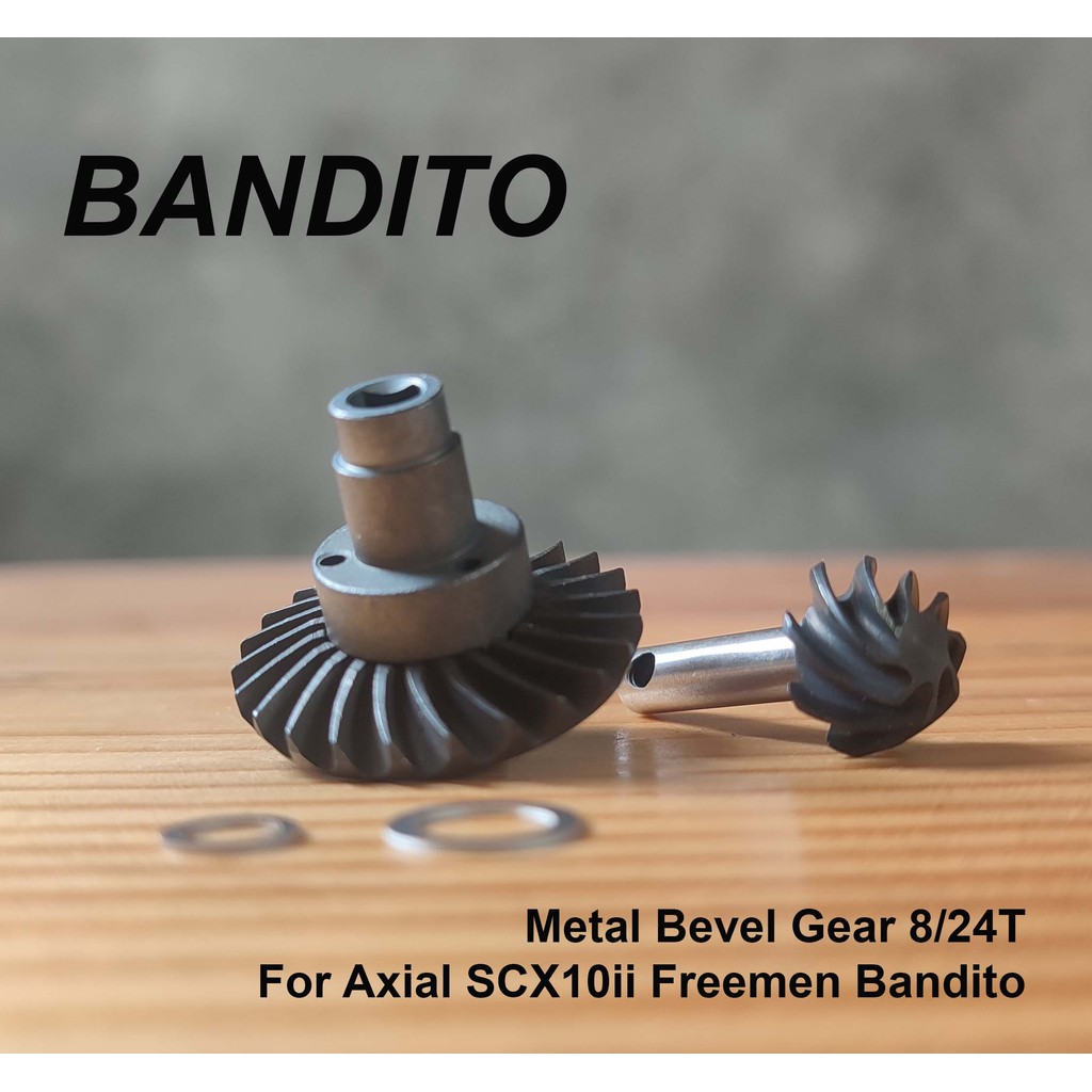Bandito Metal Bevel Gear 24/8 For Axial SCX10 II Freemen Bandito