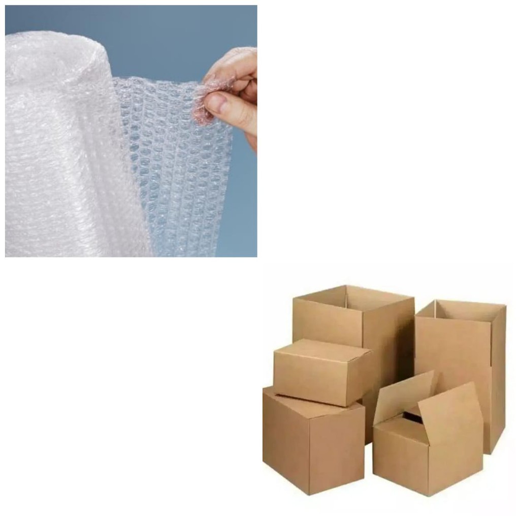 

TINBACKSHOP Bubble wrap / Kardus Packing Tambahan Biar Aman Buat Barang Pecah Belah