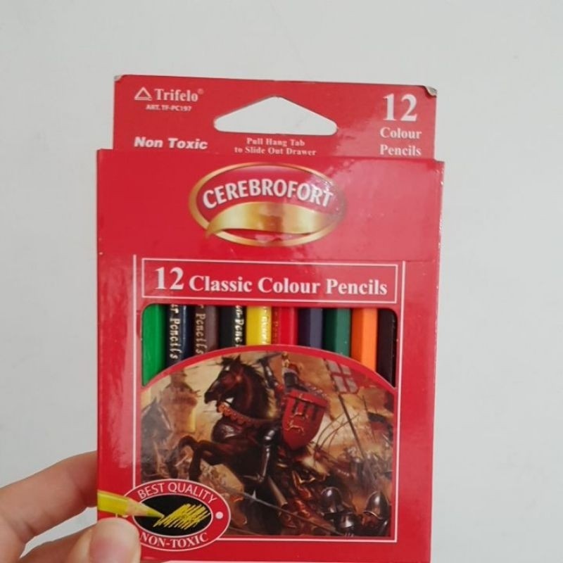 

Pensil Warna Kecil Mewarna Anak Trifelo 12 Warna