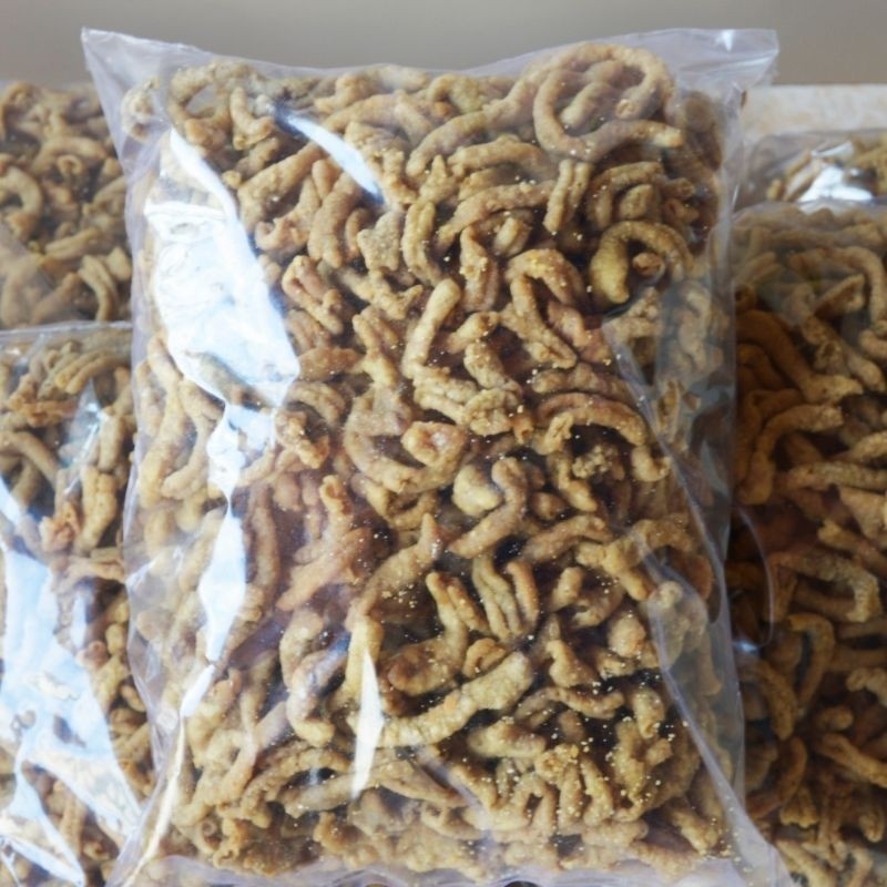 

PROMO TERBARU!! Keripik Usus Ayam Original Gurih Renyah Kemasan 1kg/500gram/250gram