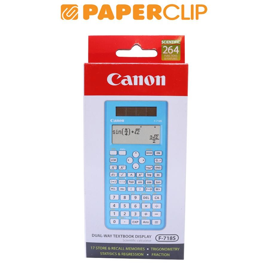 

CALCULATOR CANON SCIENTIFIC F-718S BLUE