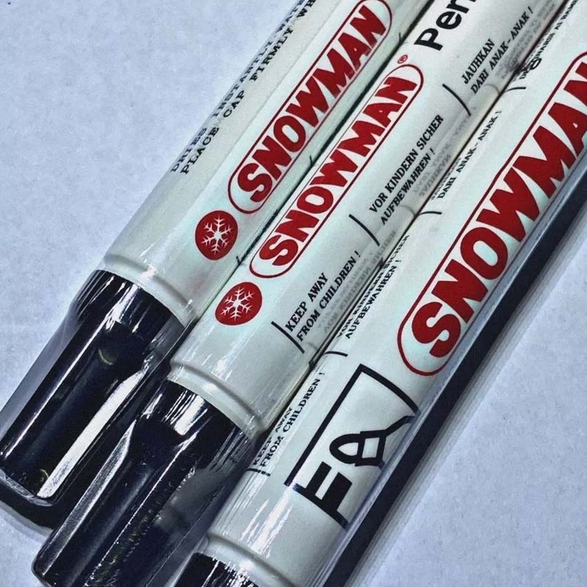 

SPIDOL SNOWMAN PERMANENT WARNA HITAM PER PCS