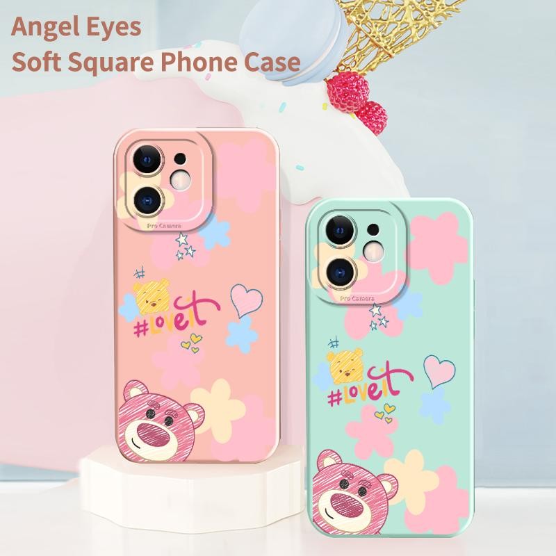 Soft Case For Infinix Hot 10 Play Hot 10 Hot 10S Hot 9 Play Smart 5 Smart 6 Pro Camera Kartun Strawb
