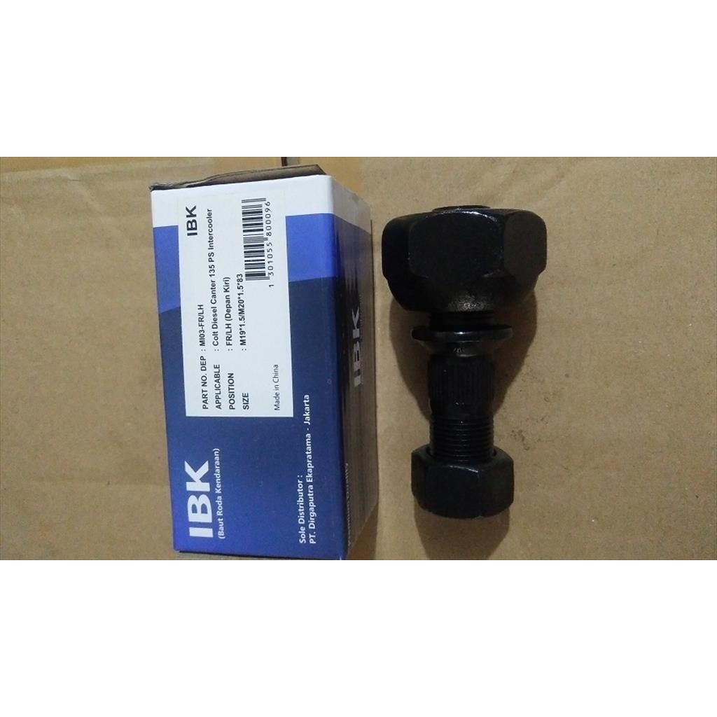 Baut Roda Hub Bolt Truk Canter PS110 PS125 Depan Kiri IBK