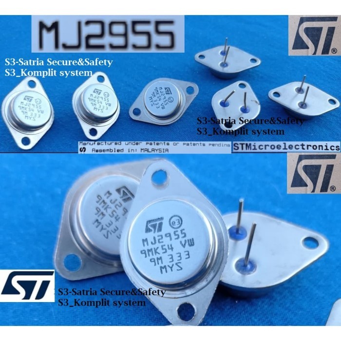 Hanya Only MJ2955 Jengkol Transistor MJ 2955
