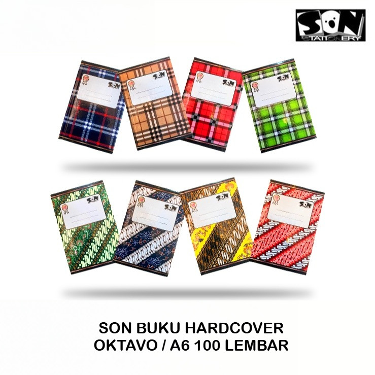 

SON Buku Hardcover A6 Octavo / Oktavo 100 Lembar