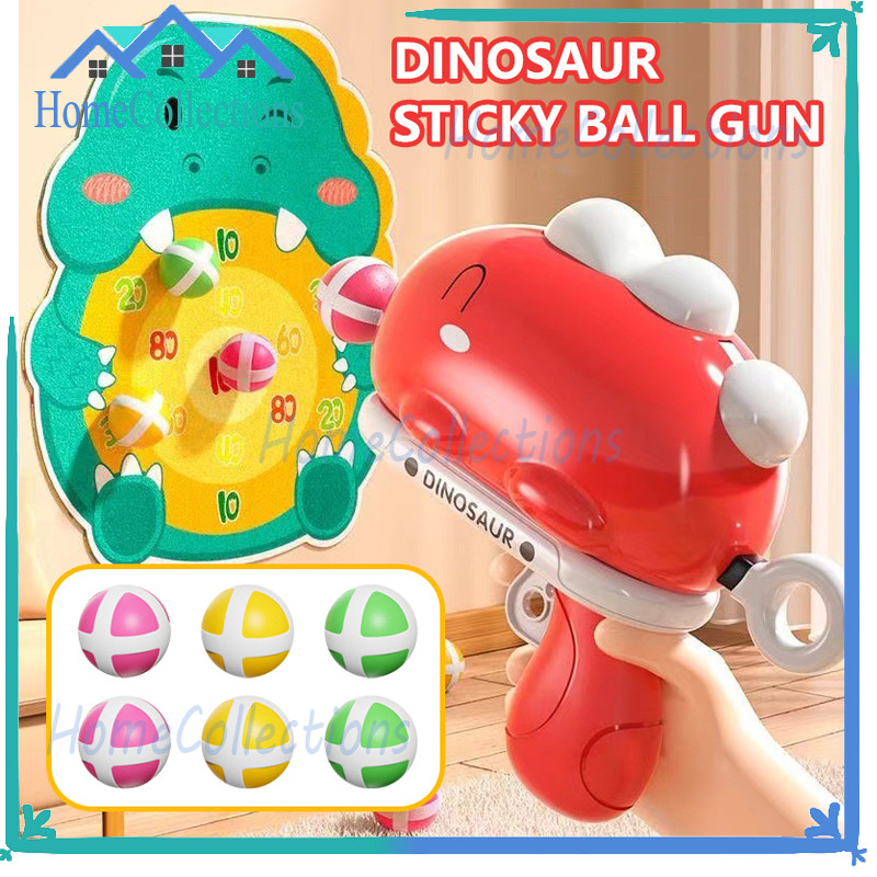 Mainan Pistol Dinosaurus Senjata Mainan / Dinosaurus Target Ketapel Bol