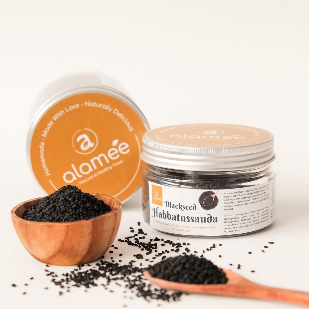 

ALAMEE Habbatussauda Biji Jintan Hitam Original Asli Jinten Habatusauda 125 gram naturganik
