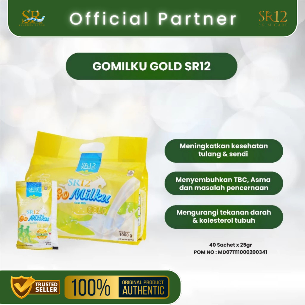 

Gomilku Gold SR12 Susu Kambing - Gomilku Etawa Kualitas Premium - Goat Milku Bubuk Tanpa Gula BPOM