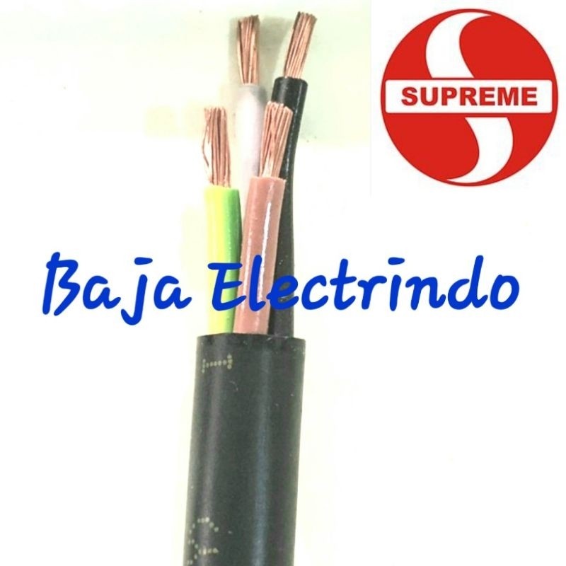 Kabel Listrik Serabut isi 4 NYYHY 4X4mm SUPREME meteran Kabel NYYHY 4x4 mm