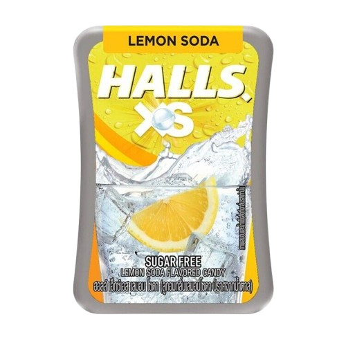 

Halls XS Lemon Soda Sugar Free Lemon Soda Flavored Candy 12.6g - Pharma Mart