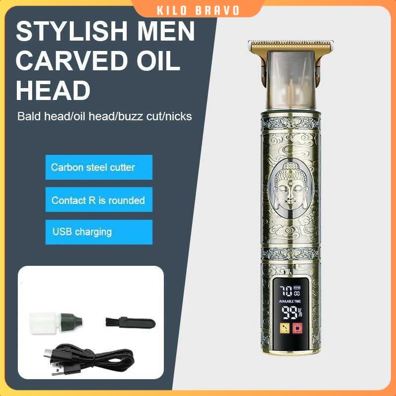 Alat Cukur Rambut Elektrik Hair Clipper Trimmer Model Buddha - T9