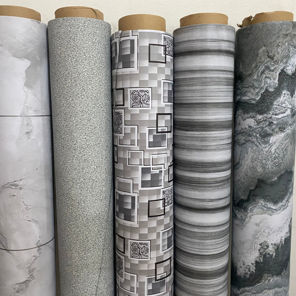 KARPET PLASTIK LANTAI VINYL / ALAS LANTAI KARPET 1 ROLL 15 METER PENGIRIMAN DI GULUNG MOTIF KRAMIK D