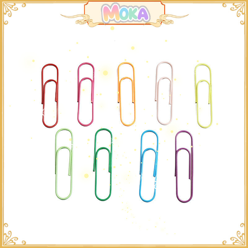 

MOKA Paperclip Warna Warni Isi 70Pcs / Klip Kertas Warna Warni Murah Isi 70Pcs Ukuran 33Mm MKA175