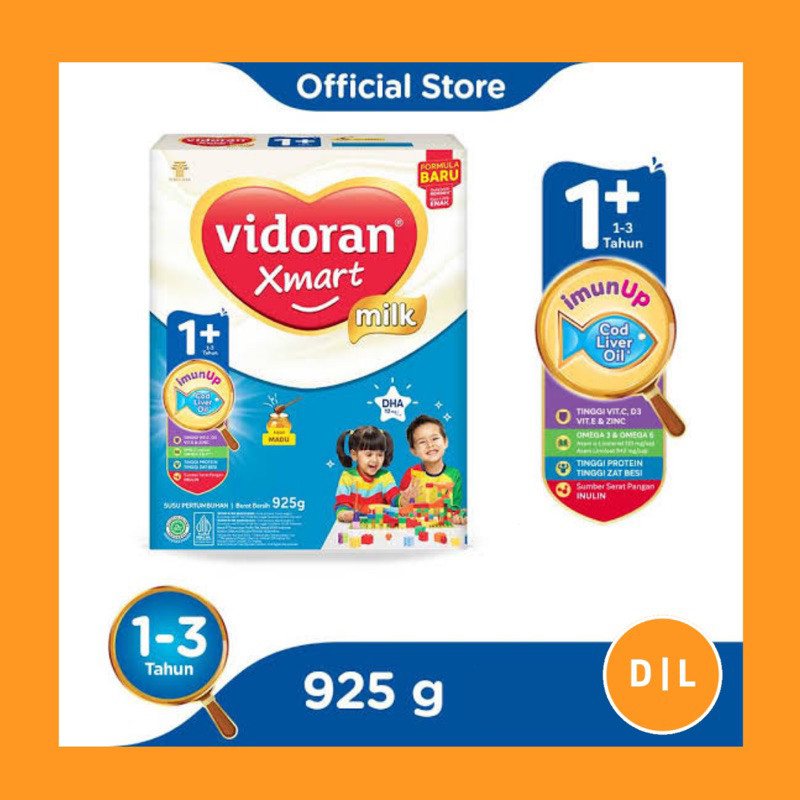 

VIDORAN XMART 1+ VANILA 925 gr / madu 925gr hemat