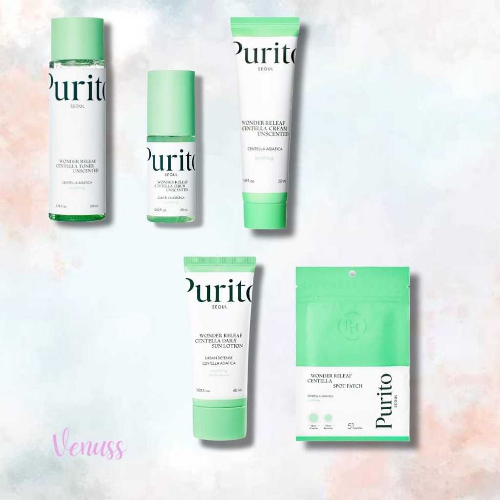 ORI purito wonder releaf centella toner unscented 200ml | purito wonder releaf centella serum unscen