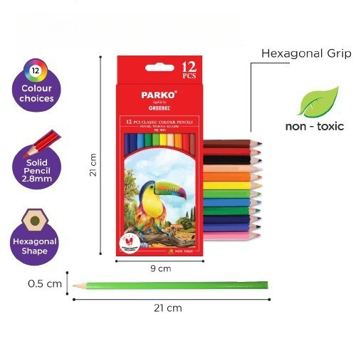 

PARKO OIL COLOUR PENCIL 12C 903E PK-903 - SCS