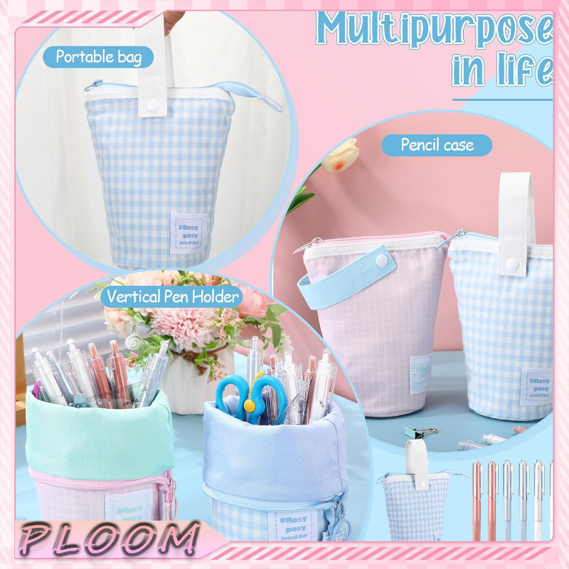 

[Ready Stock] Kotak Pensil, Kotak Pensil Vertikal, Tas Pensil, Tas Kosmetik, Tas Kanvas Multifungsi, Tas Penyimpanan Kapasitas Besar