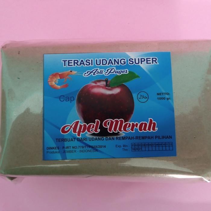 

Terasi UDANG SUPER asli Jember (Best seller) 1000 gr