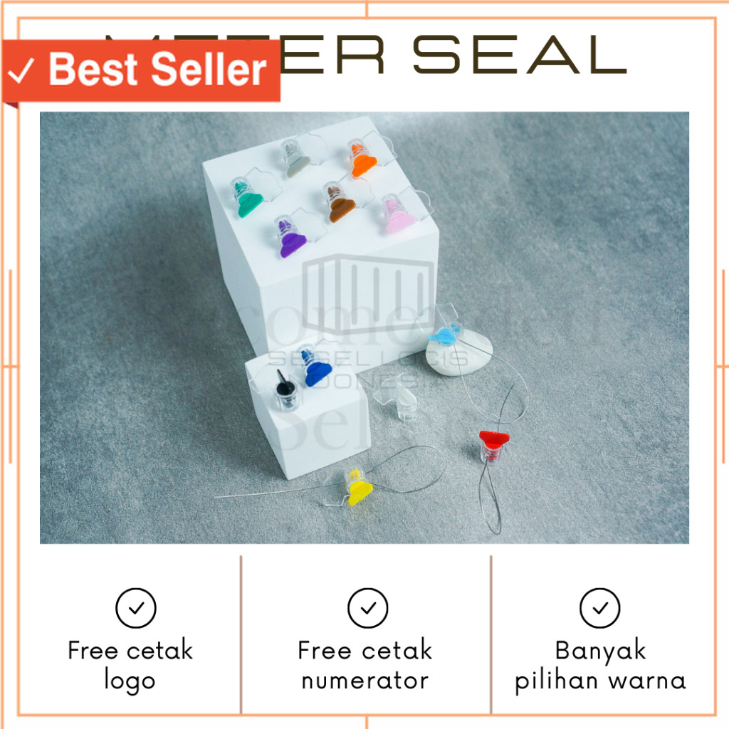 Termurah Barang Bagus Berkualitas / Wire Seal PLN PDAM Segel Putar KWH Meter Segel PLN Min 1000pcs S