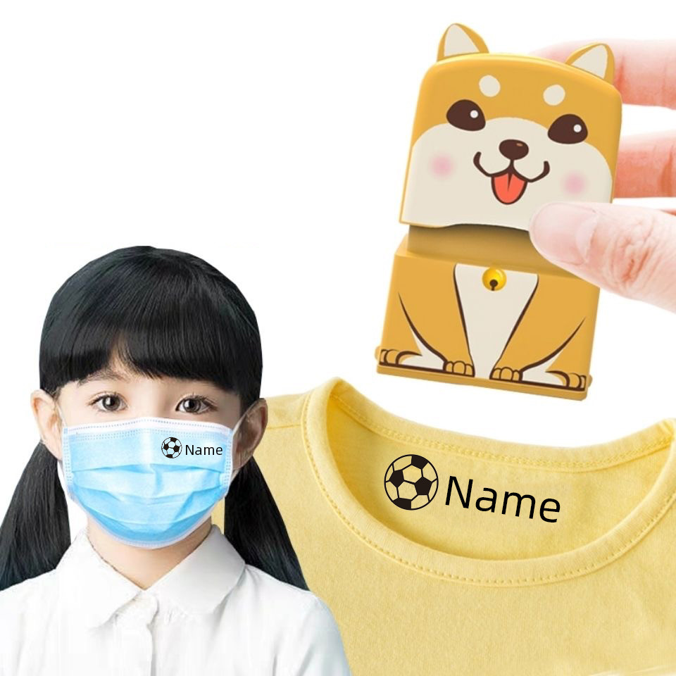 

Children's Name Seal Custom Student's Name Stamp Kindergarten Clothes Waterproof Name Sticker Will Not be Washed Off Christmas