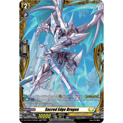 Vanguard Sacred Edge Dragon DZ-BT04/FR29EN FR