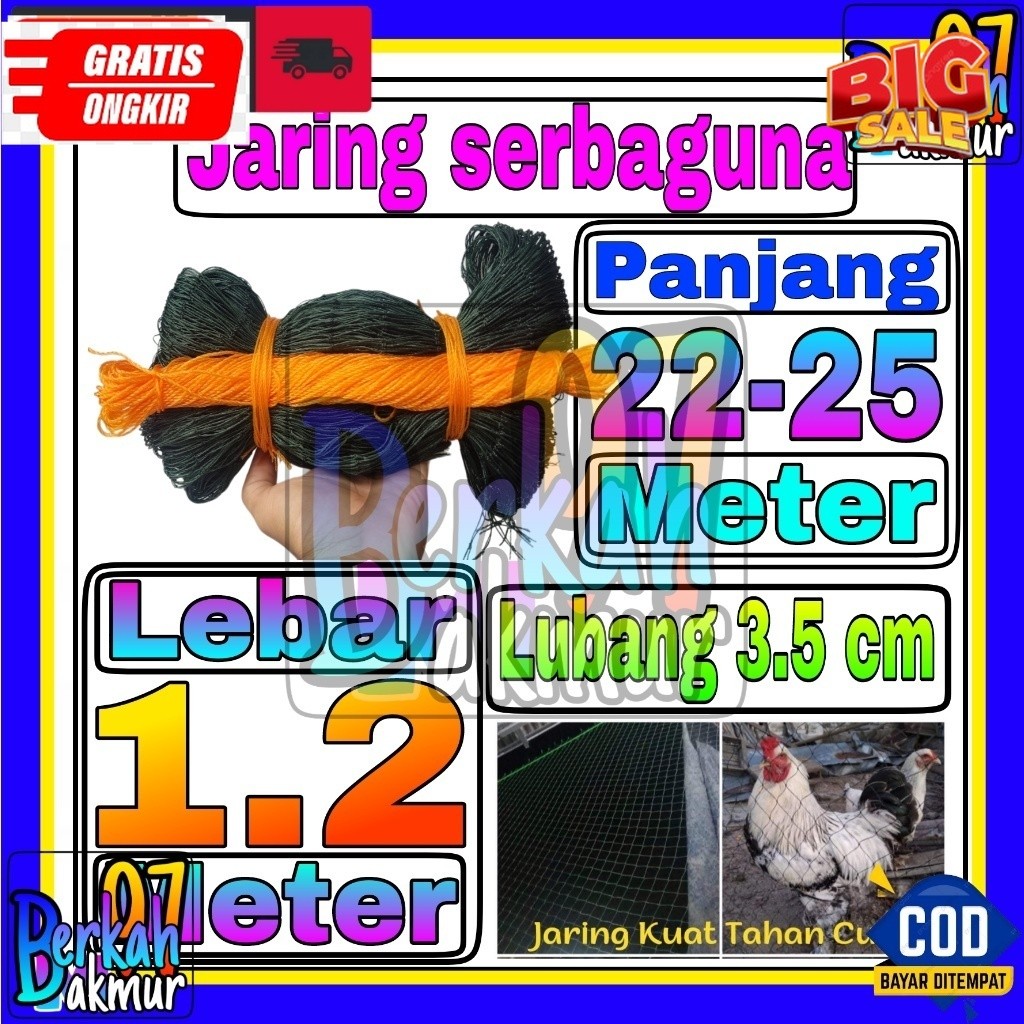 Jaring Ayam 1,2 Meter Jaring Pagar Ayam Kandang jaring tanaman jaring kandang hewan jaring serbaguna
