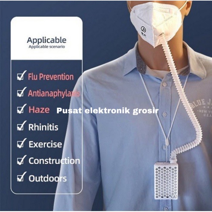 broad airpro mask clean air masker respirator covid 19 ORIGINAL by Blezzy store
