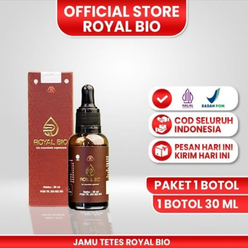 

ROYAL BIO Original 100% Asli Obat Tetes Mengatasi Penyakit Jantung Herbal Ampuh