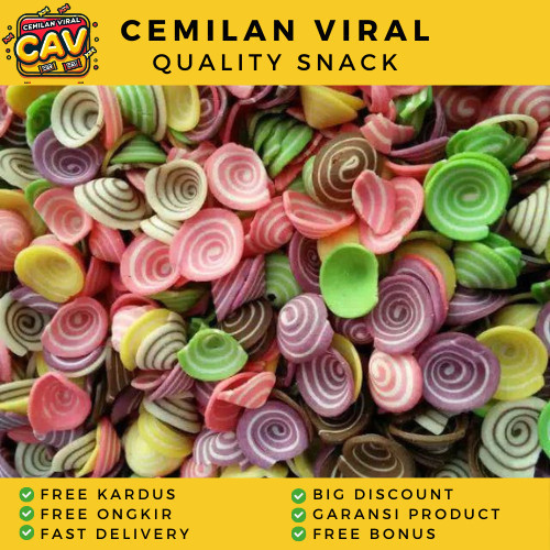 

CAV KUE KUPING GAJAH WARNA WARNI 250gr Kuping Gajah Cokelat Kue Kuping Gajah Mini Kue Kuping Tikus