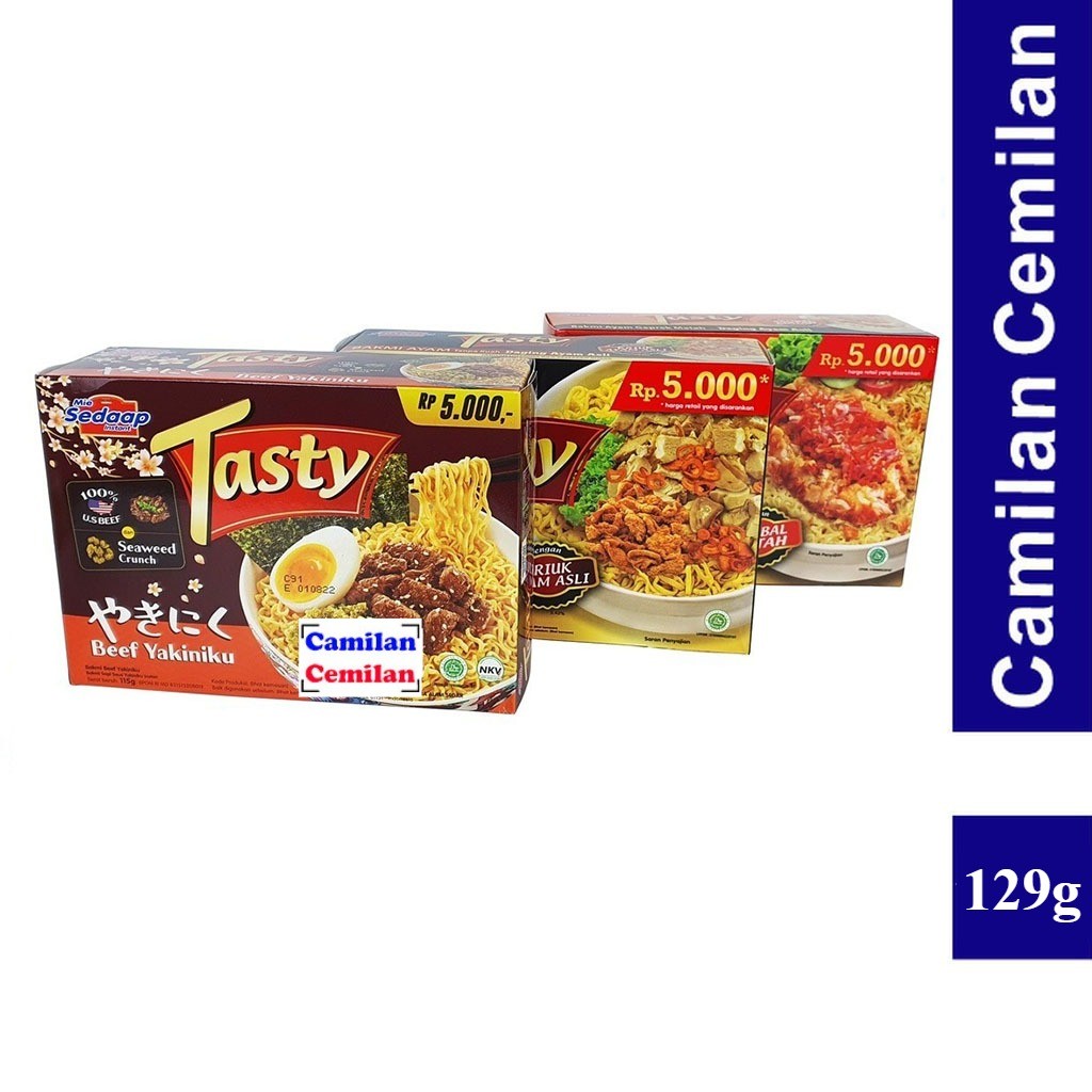 

Mie Sedaap Tasty Bakmi Dengan Daging Ayam Asli 129 gr