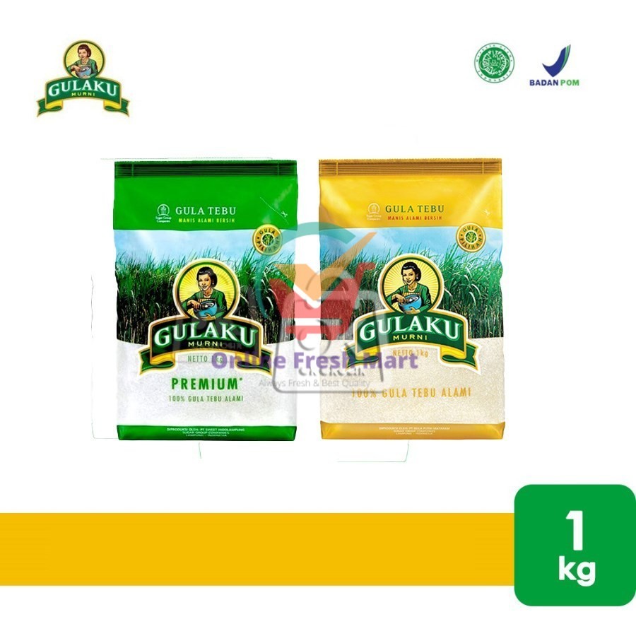 

Gulaku Gula Tebu Premium / Gula Pasir Putih Murni (1 Kg) - Online Fresh Mart Denpasar